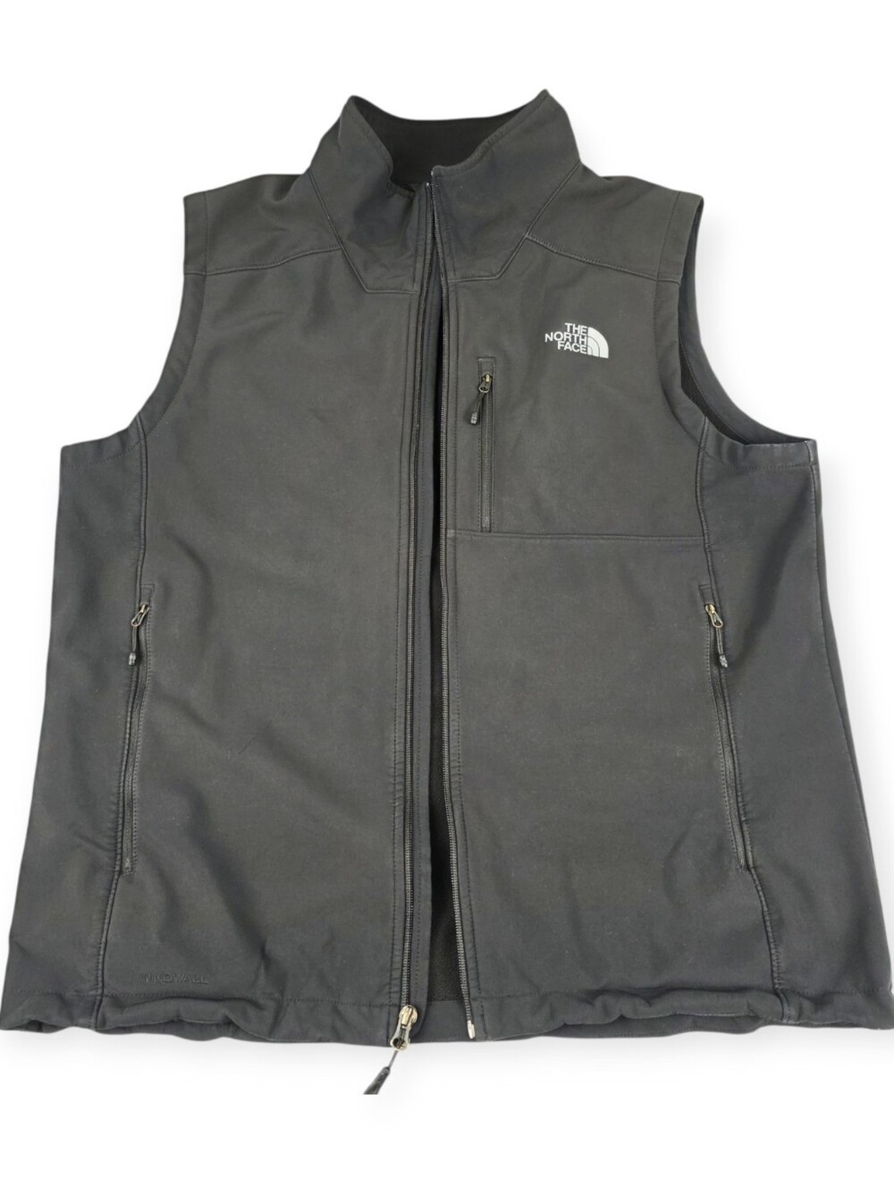 The North Face WindWall Vest Men's Sizr Large Black Full-Zip